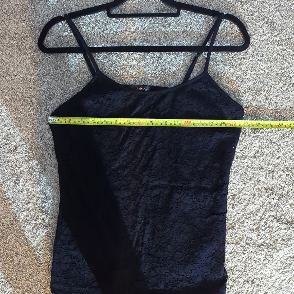 Style & Co. Black Fitted Sleeveless Camisole - Picture 5 of 8